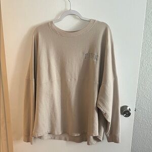 PINK Victoria's Secret Beige Sweatshirt